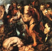 Rubens betrunkener Silen auf Leinwand