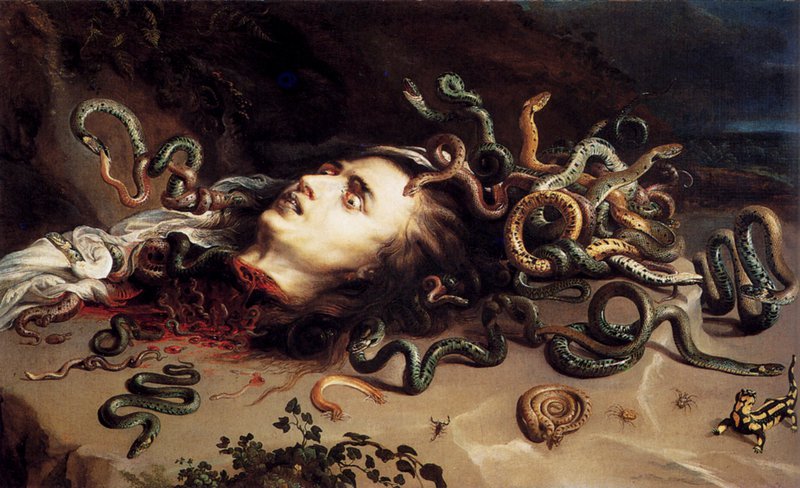 Rubens Head Of Medusa canvas print