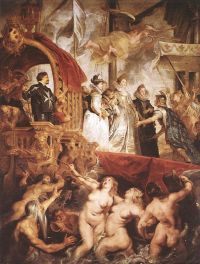 Leinwanddruck von Rubens Die Landung von Marie De Medici in Marseille