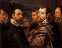 Rubens The Mantuan Circle Of Friends canvas print