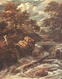 Ruisdael La Cascade canvas print