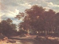 Ruisdael La Clairiere canvas print