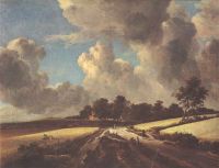 Ruisdael Le Champ De Ble canvas print