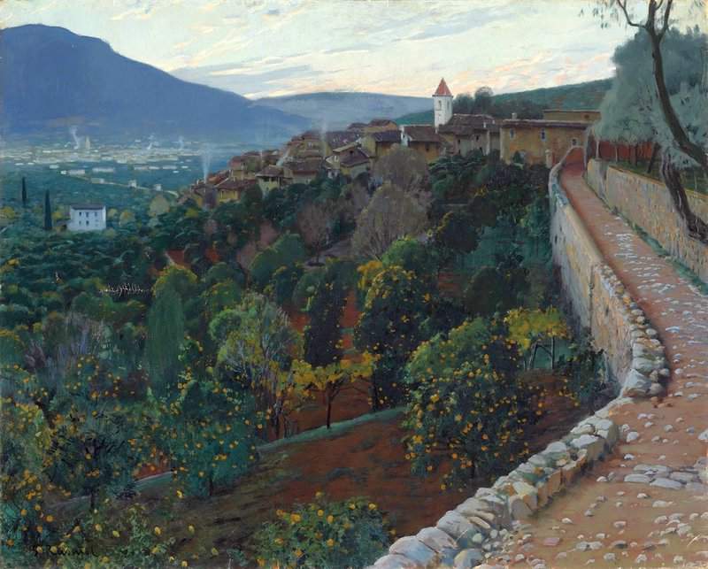 Rusinol I Prats Santiago El Poblet Biniaraix Majorca 1902 canvas print
