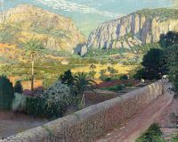 Rusinol I Prats Santiago L Estret De Valldemossa Mallorca Ca. 1903 04 canvas print