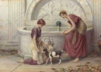 Ryland Henry At The Fountain Autumn