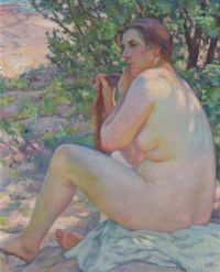 Rysselberghe Theo Van A L Ombre Du Buisson 1920 canvas print