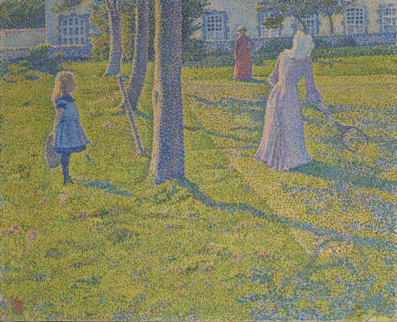 Rysselberghe Theo Van A Thuin Ou La Partie De Tennis 1899 canvas print