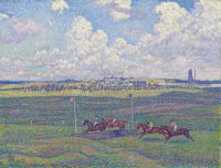 Rysselberghe Theo Van Champ De Course A Boulogne Sur Mer 1900 canvas print