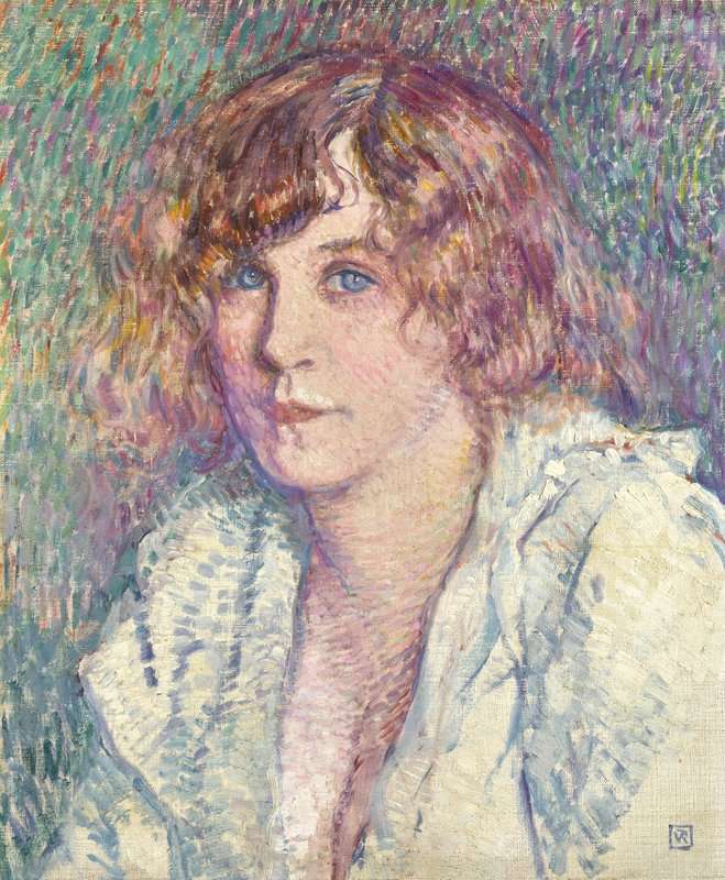 Rysselberghe Theo Van Miss Gertrude Ca. 1911 canvas print
