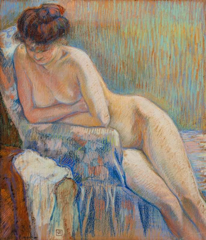 Rysselberghe Theo Van Nu Assis Aux Bras Croises Ca. 1905 canvas print