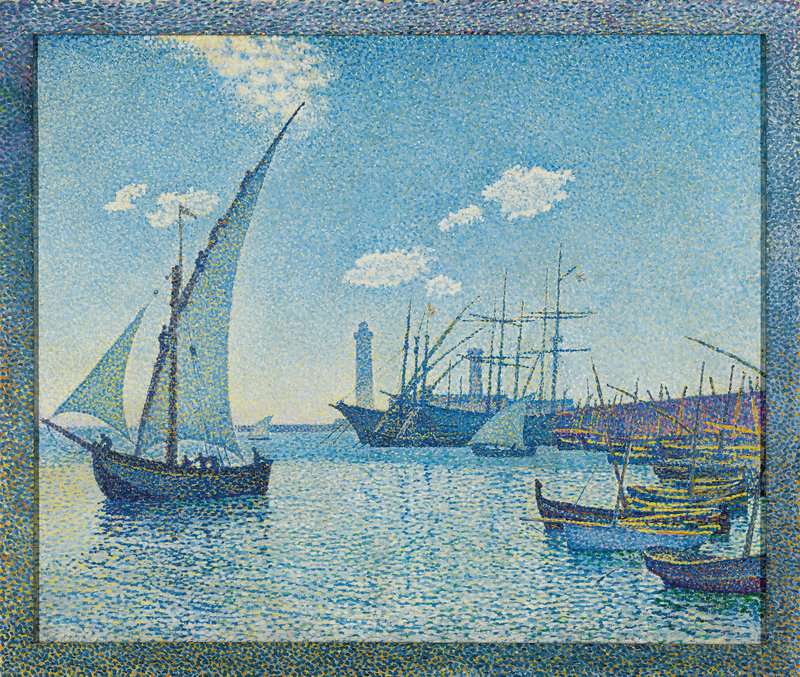 Rysselberghe Theo Van Port De Cette Les Tartanes 1892 canvas print