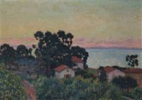 Rysselberghe Theo Van Soleil Levant 1916 canvas print