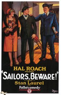 Les marins méfiez-vous de l'affiche de film de 1927