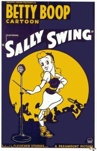 Impresión de la lona del cartel de la película de Sally Swing 1938