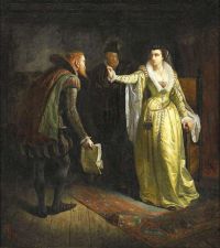 Salmson Hugo Katarina Jagellonica Uppvisar Sin Vigselring For Joran Persson 1865 canvas print