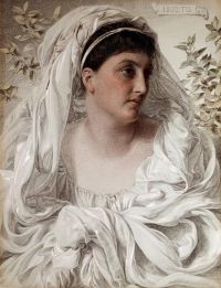 Sands Anthony A Portrait Of Lady Donaldson 1877 canvas print
