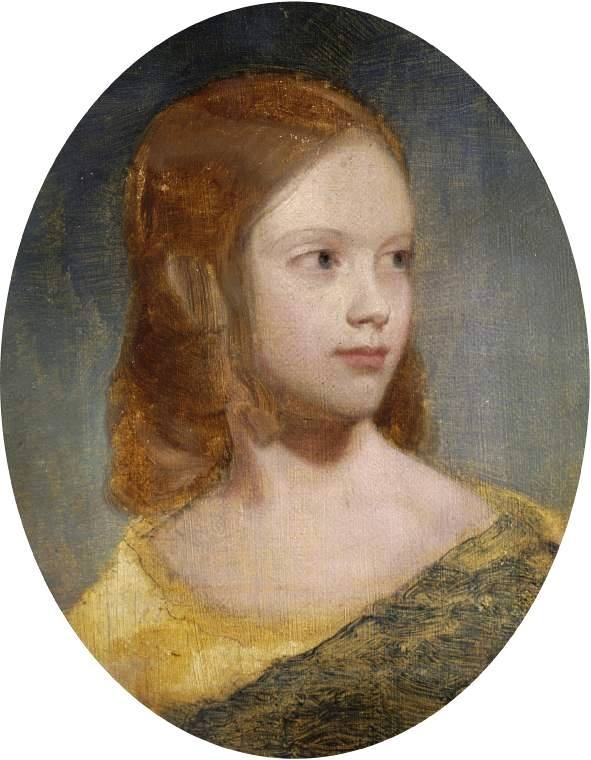 Sands Anthony Emma Sandys The Artist S Sister 1853 55 canvas print