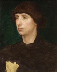 Sands Anthony Portrait Of A Young Man Before 1850 canvas print