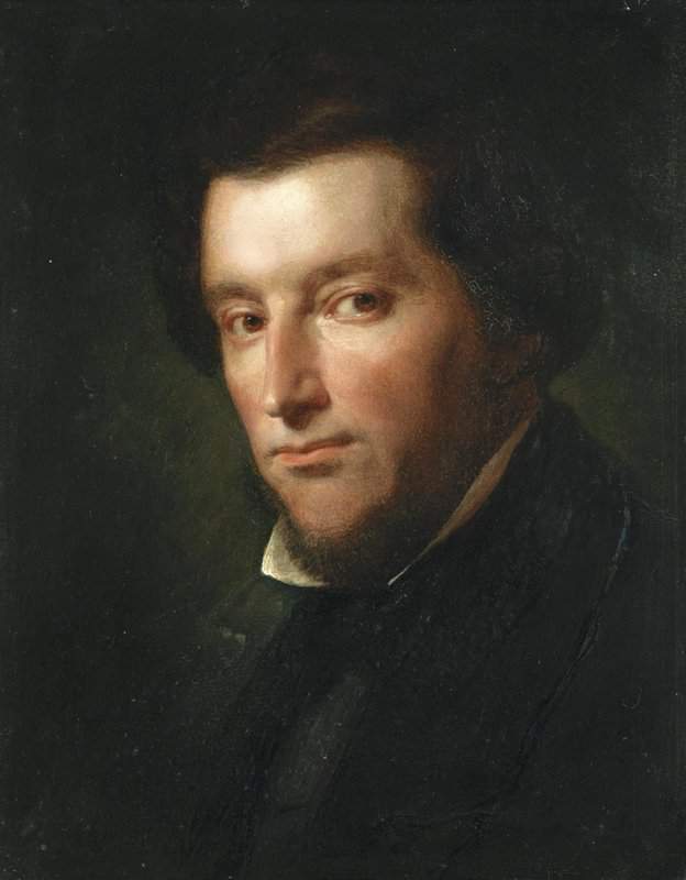 Sands Anthony Portrait Of Anthony Sandys The Artist S Father canvas print