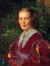 Sands Anthony Portrait Of Hannah Louisa Mrs William Clabburn 1860