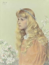 Sands Anthony Portrait Of Miss Adele Donaldson 1897