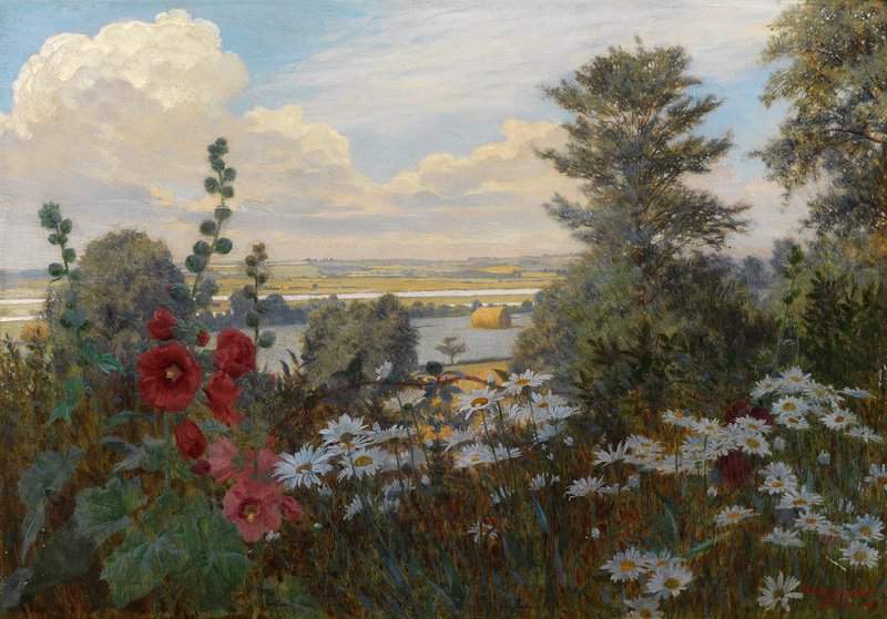 Savage Cooper Walter The Valley Of The Crouch 1924 canvas print
