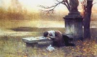 Schikaneder Jakub Immersed In Thought canvas print