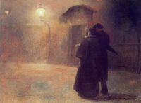 Schikaneder Jakub Lovers In Kampa canvas print