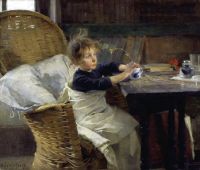 Schjerfbeck Helene The Convalescent 1888 canvas print