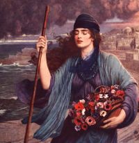Schmalz Herbert Gustave Blind Girl Of Pompeii 1908 canvas print