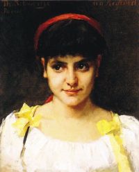 Schwartze Therese Un Regard Ca. 1884