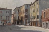 Seago Edward A Venetian Square canvas print