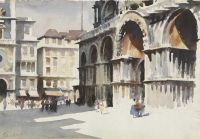 Seago Edward Basilica Di San Marco Venice canvas print