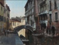 Seago Edward Canal On The Guidecca Venice canvas print