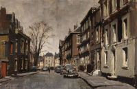 Seago Edward Cheyne Row Chelsea canvas print