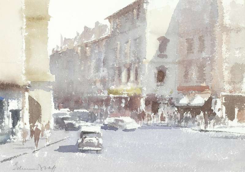 Seago Edward Corner Of The Quai De Conte Paris canvas print