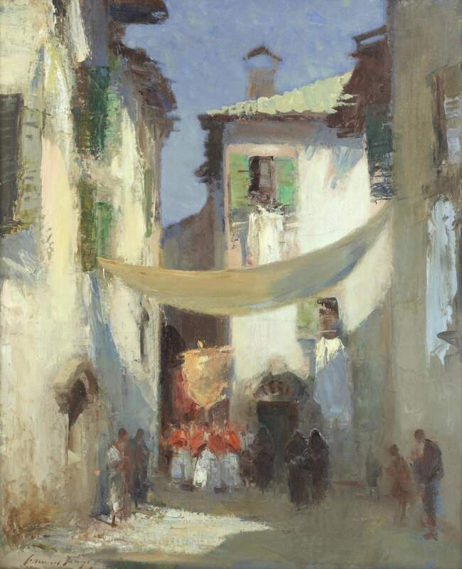 Seago Edward Corpus Christi Procession Lenno canvas print
