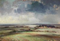 Seago Edward Landscape On The Norfolk Coast 1950 canvas print