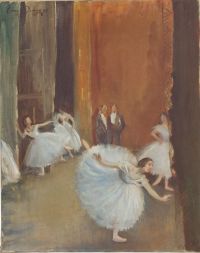 Seago Edward Les Sylphides Before The Curtain Rises At Monte Carlo 1938
