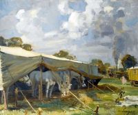 Seago Edward The Horse Tent 1932