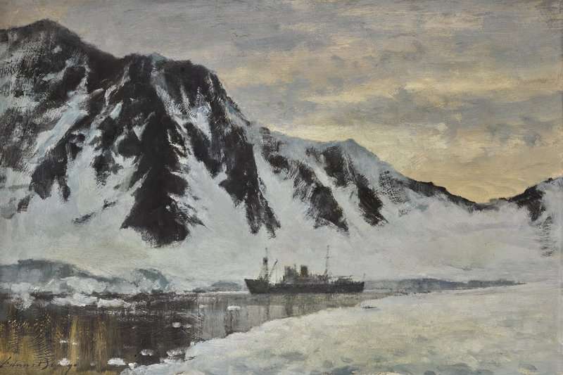 Seago Edward The John Biscoe At Base O 1957 canvas print