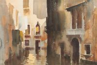 Seago Edward The Narrow Canal Venice canvas print