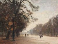 Seago Edward Tuileries Gardens November canvas print