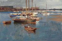 Seago Edward Yachts At Brightlingsea Essex canvas print