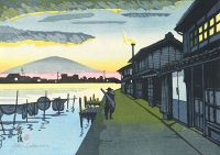 Sekino Junichiro Fifty-three Stations Of The Tokaido canvas print