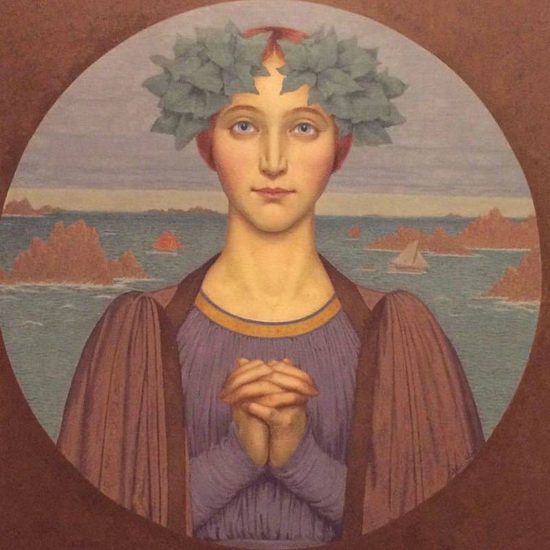 Seon Alexandre La Fille De La Mer Le De Brehat Ca. 1903 canvas print