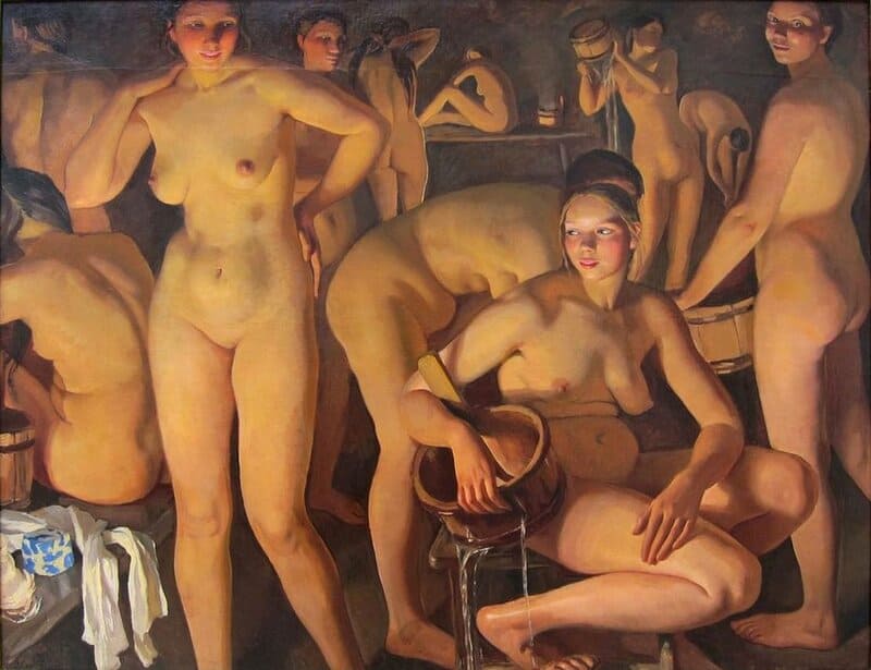 Serebriakova Zinaida Yevgenyevna Bath 1 canvas print