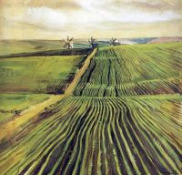 Serebriakova Zinaida Yevgenyevna Green Autumn canvas print