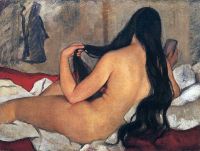 Serebriakova Zinaida Yevgenyevna Nude canvas print